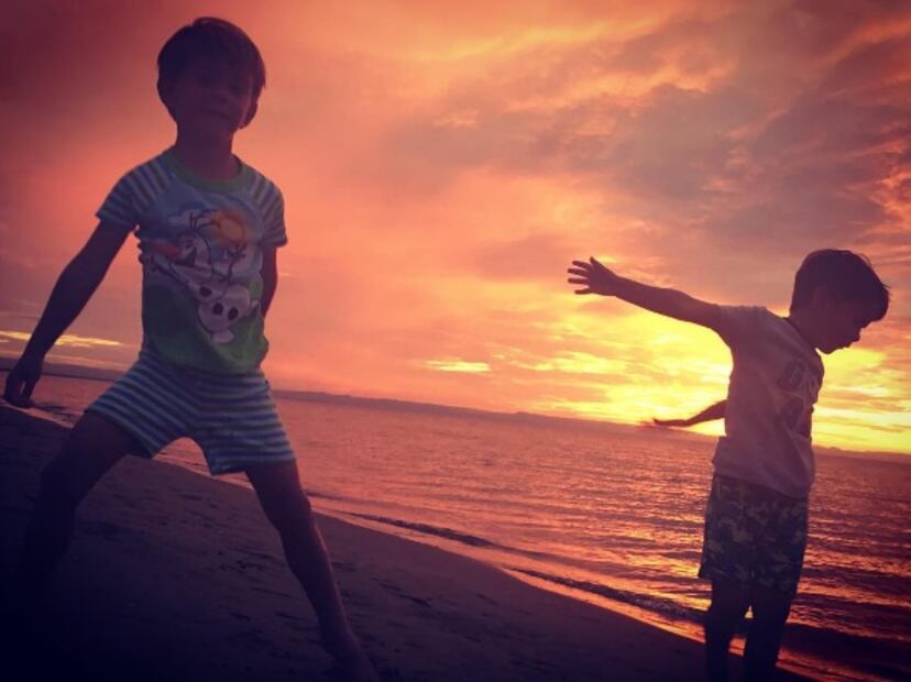 Los hermosos hijos de Paola Rojas y Luis Roberto Alves Zague