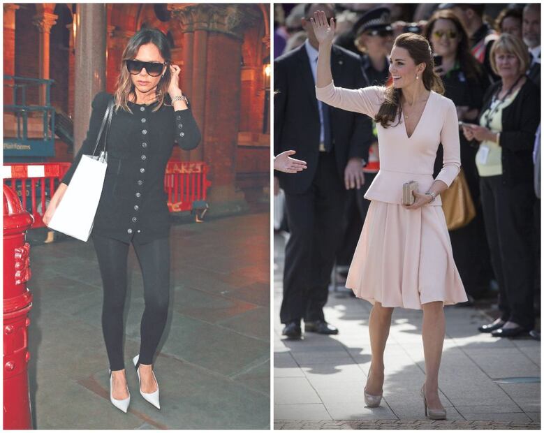 Catalina de Cambridge y Victoria Beckham, las mejor vestidas de Europa