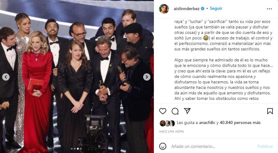 Eugenio Derbez: El emotivo mensaje que Aislinn Derbez le dedicó