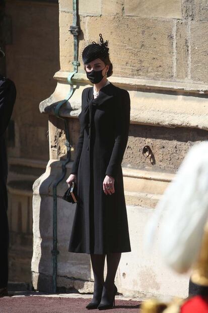 El homenaje de Kate a la reina en el funeral del príncipe Felipe