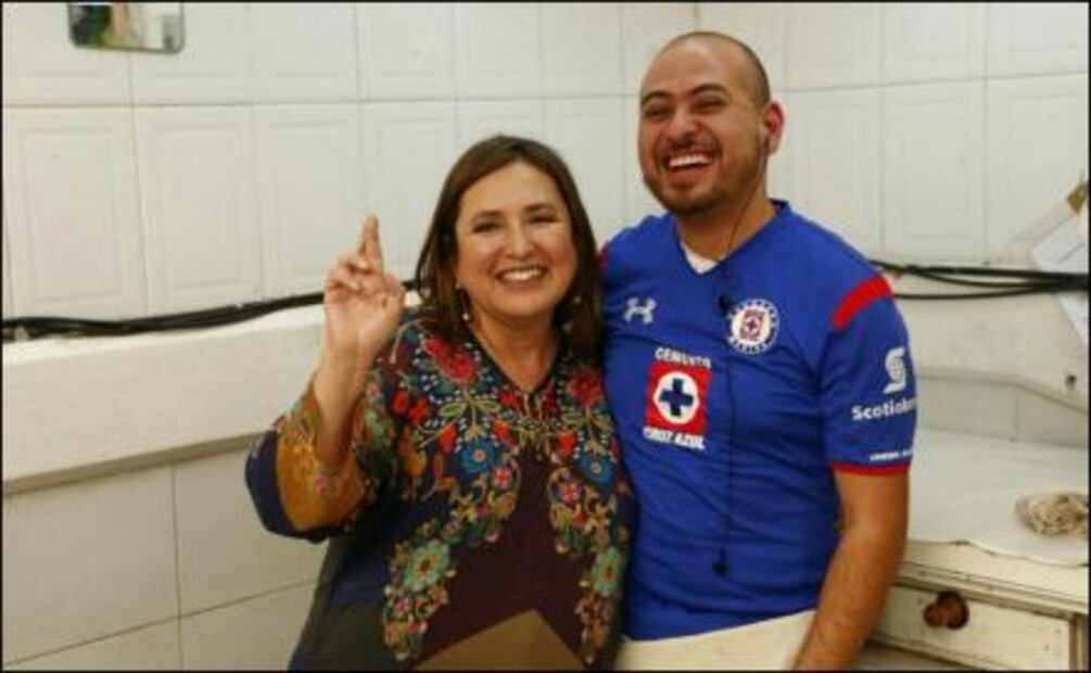 Famosos frente a frente por el Cruz Azul-América
