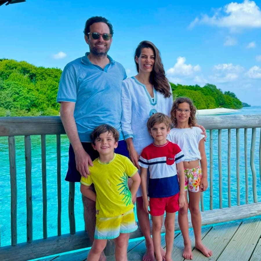 Las vacaciones de Bárbara Coppel y Alejandro Hank con sus hijos / Instagram