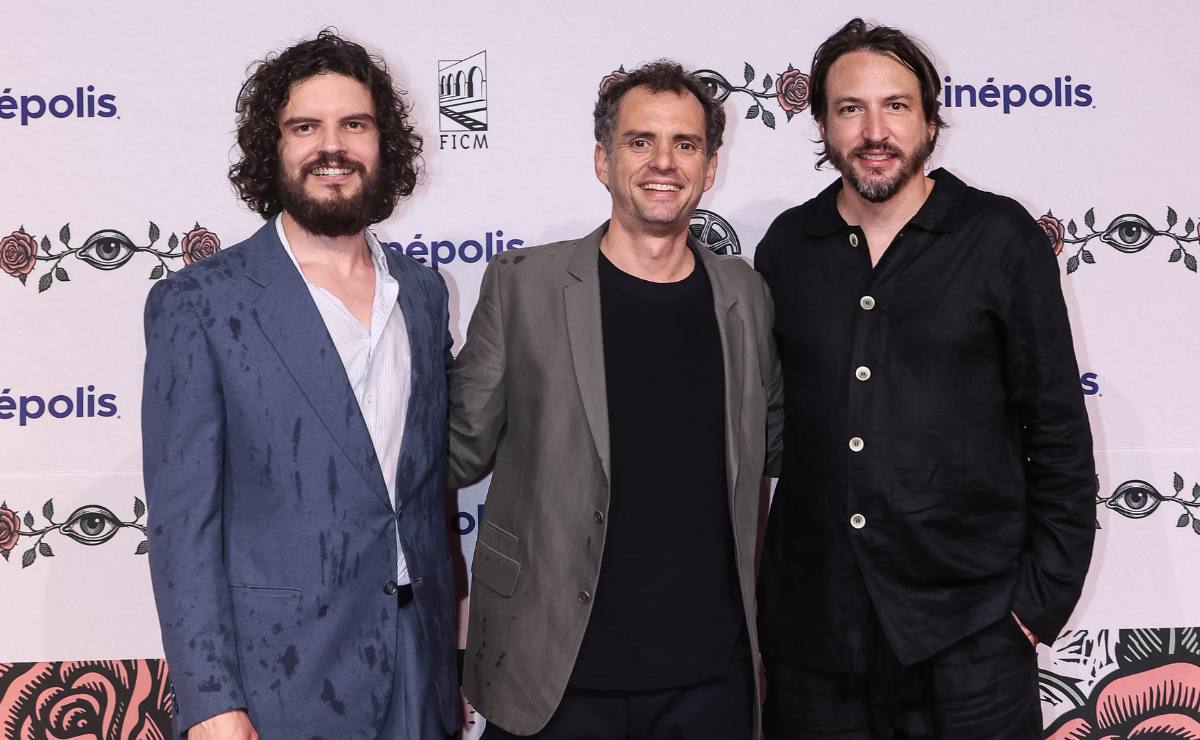 Mateo y Jonás Cuarón con Nicolás Celis
(Foto: Esteban Torreblanca)