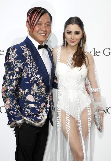 Deborah Hung y Rodrigo Peñafiel en Cannes