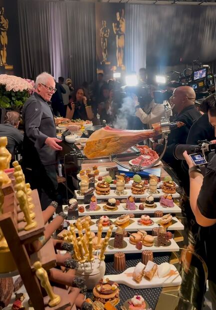 Wolfgang Puck en la cena de los Oscars 2025 / Foto: Instagram