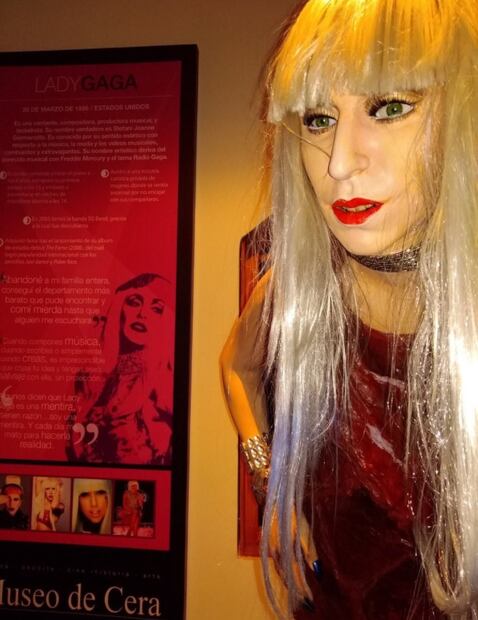 La horrorífica figura de cera de Lady Gaga