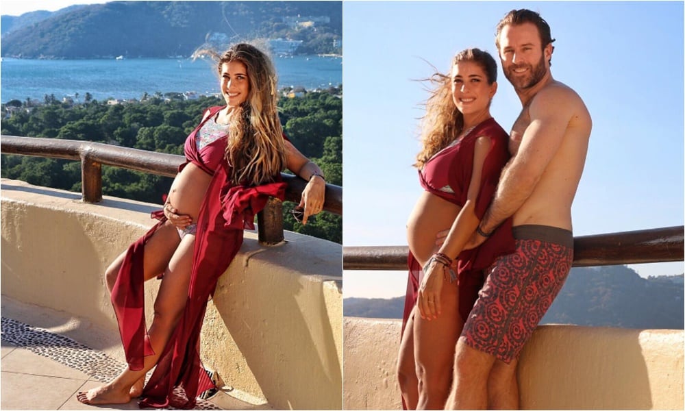 Las fotografías del primer embarazo de Nunzia Rojo de la Vega