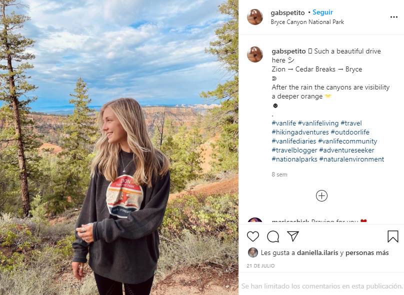 La muerte de la influencer Gabby Petito se trató de un homicidio, sentenció el FBI