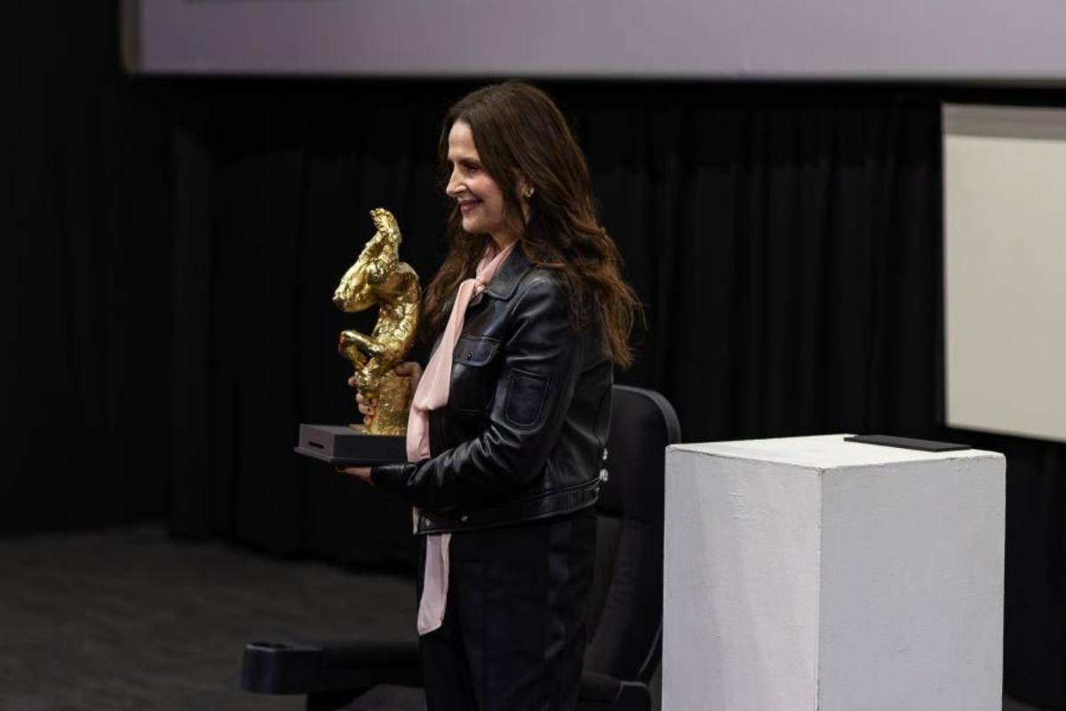Juliette Binoche en el FICM 2025 / Foto: Instagram @ficm