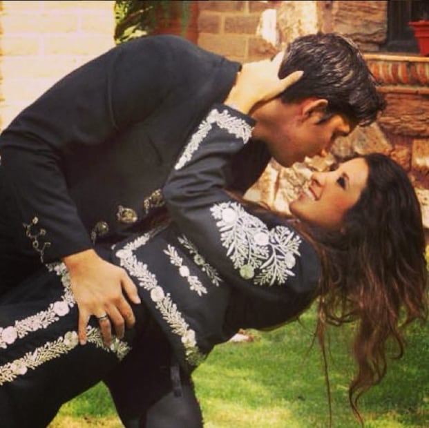 El álbum romántico de Alexia Hernández y Alejandro Fernández Jr.