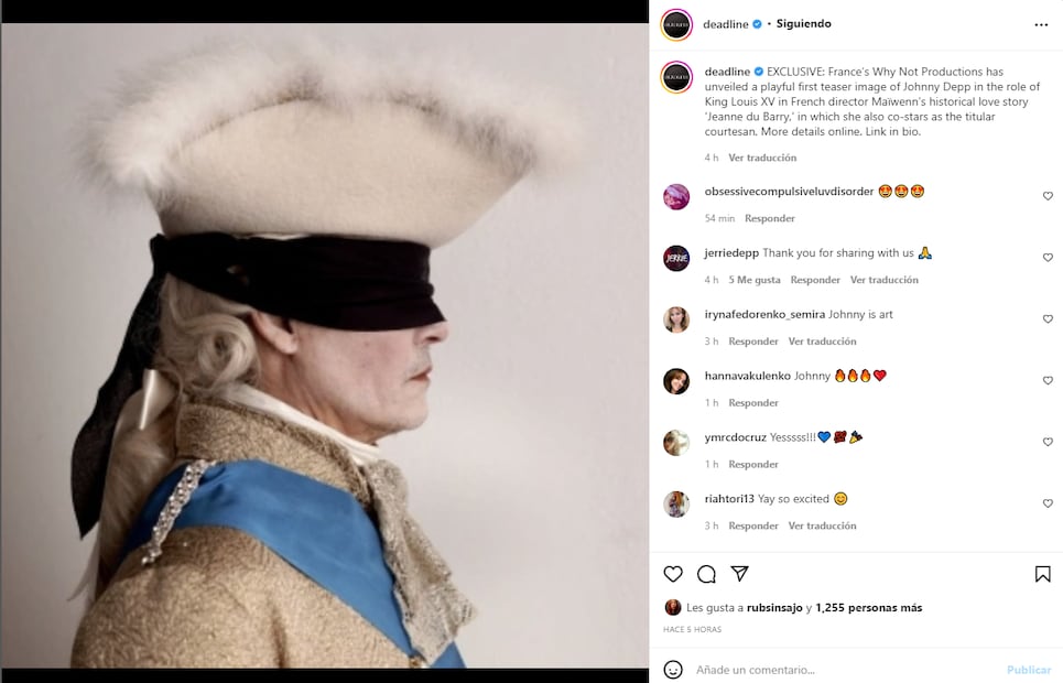 Johnny Depp regresa al cine después de 3 años