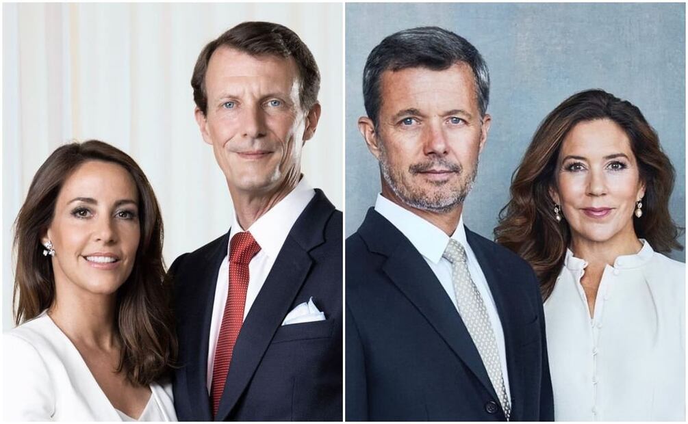 La princesa Marie, el príncipe Joaquín, el príncipe Federico y la princesa Mary / Instagram: @detdanskekongehus