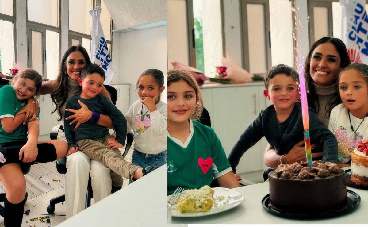 Alessandra Rojo de la Vega celebró su cumpleaños junto a sus hijos / Foto: Instagram