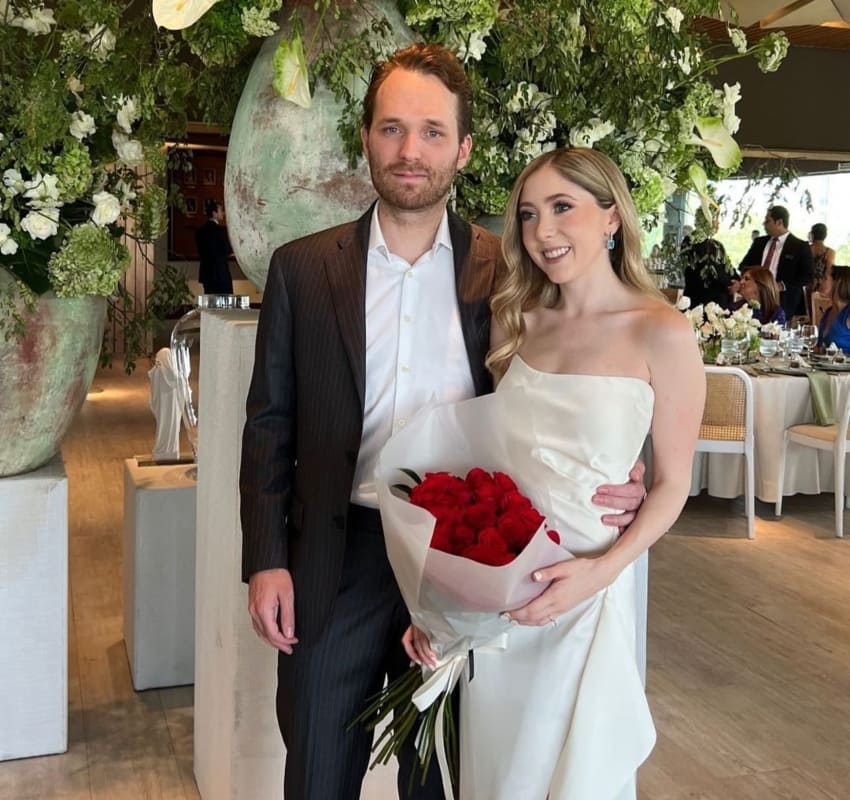 Los novios, Melissa Marroquín y Carlos Bremer Ibarra / Instagram