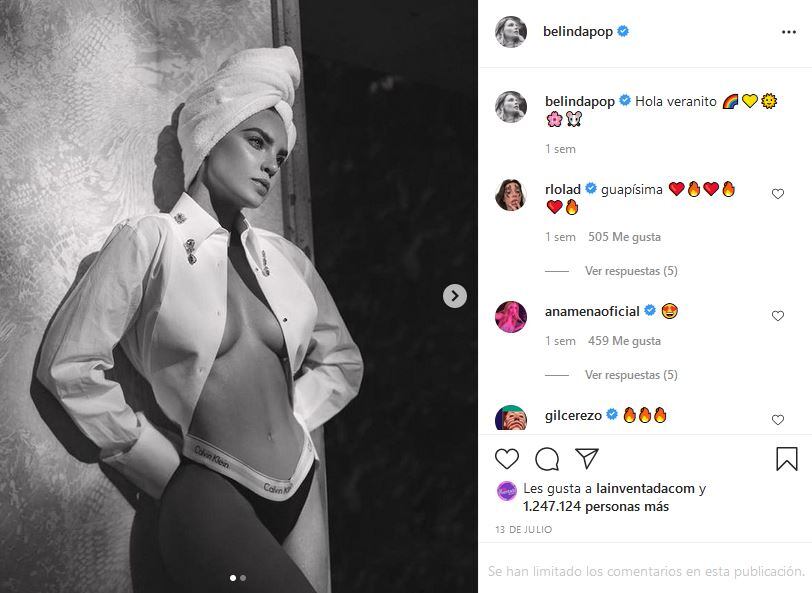 Belinda confirma que se contagió de Covid-19