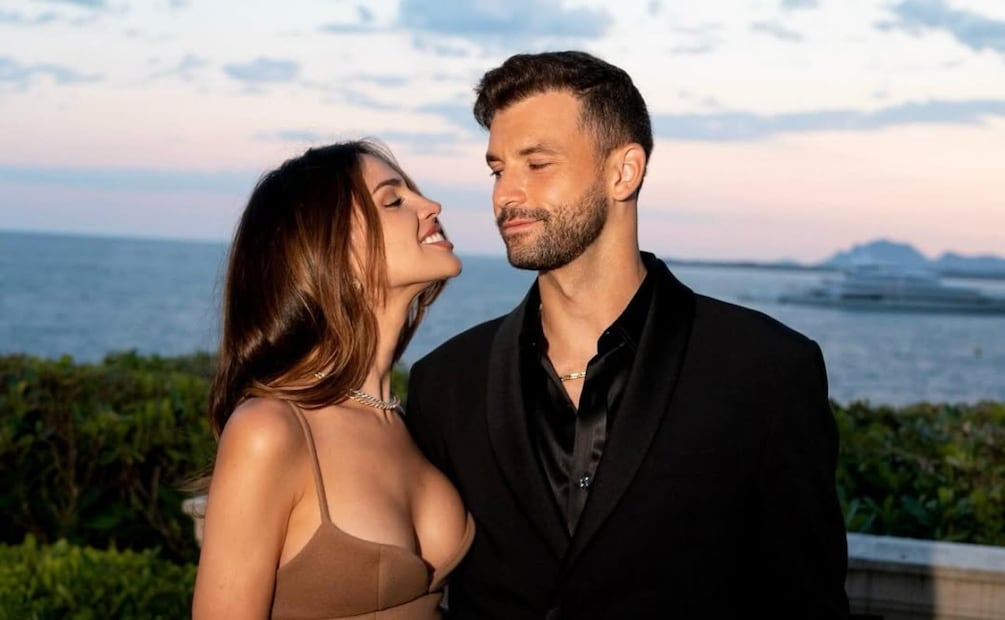 Eiza González y Grigor Dimitrov / Foto: Instagram @eizagonzalez