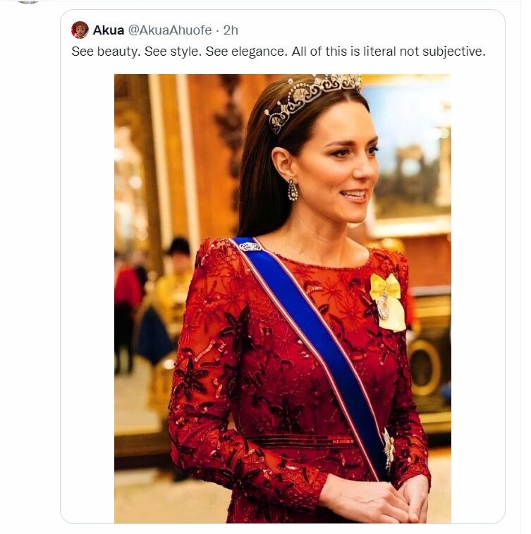 Lady in Red. Kate Middleton deslumbra con los diamantes de Isabel II y corona de princesa