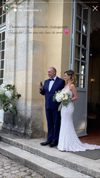 Fotos: así fue la elegante boda religiosa de Altair Jarabo y Frèdèrick García