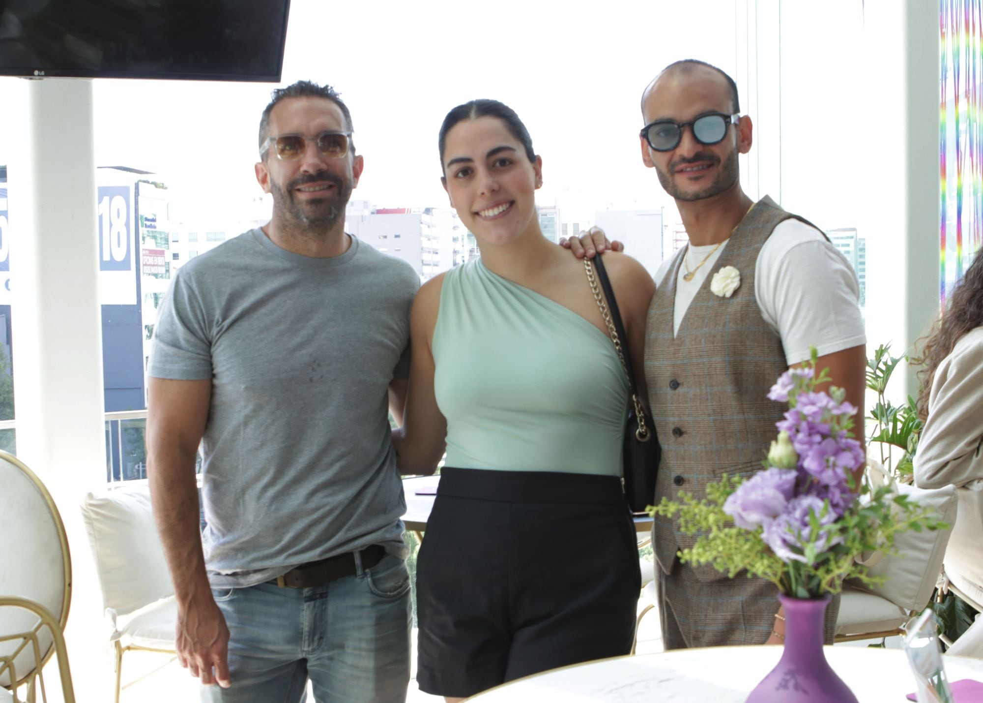 Juan Pablo Molinar, Majo Laso y Rodrigo David. (Foto: Quadra Producciones)