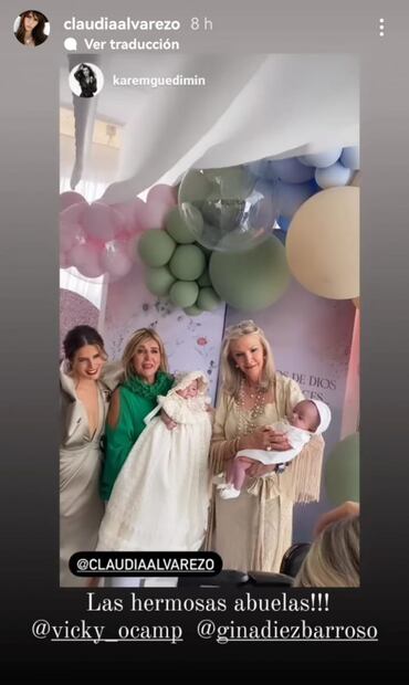 Billy Rovzar y Claudia Álvarez bautizan a sus 3 hijos y hacen tremenda fiesta