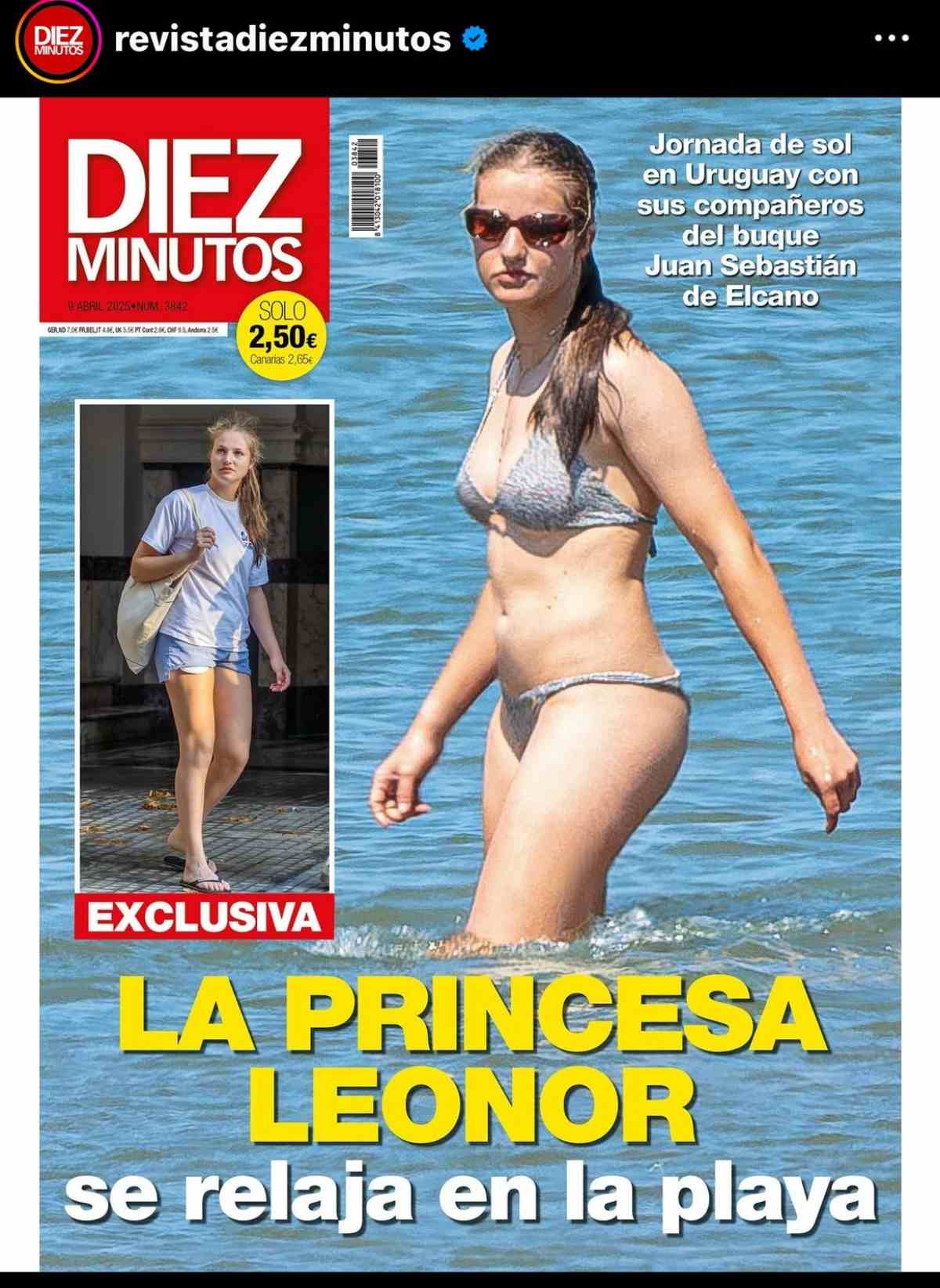 La portada de la revista 'Diez Minutos' / Foto: Captura de pantalla