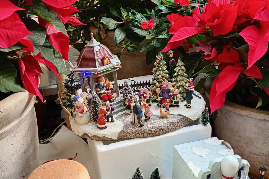 Una pequeñísima parte de la villa navideña. (Foto: Marisa Zannie)