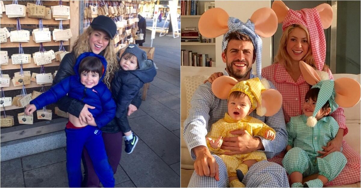 Las mejores fotos de Shakira y sus hijos