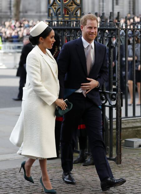 Meghan y Kate tienen algo en común: ambas acudieron al Commonwealth Day con baby bump