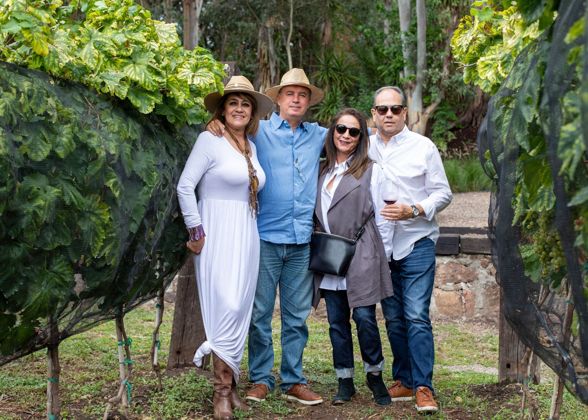 Nélida Morales, Salvador Martín, Consuelo Aguilera y Gerardo Casanova. (Foto: Edgar Silva Fuentes para VIP)