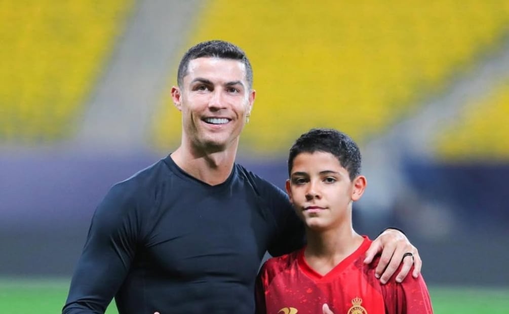Cristiano Ronaldo junto a su hijo Cristiano Jr. / Foto: Instagram @cristiano