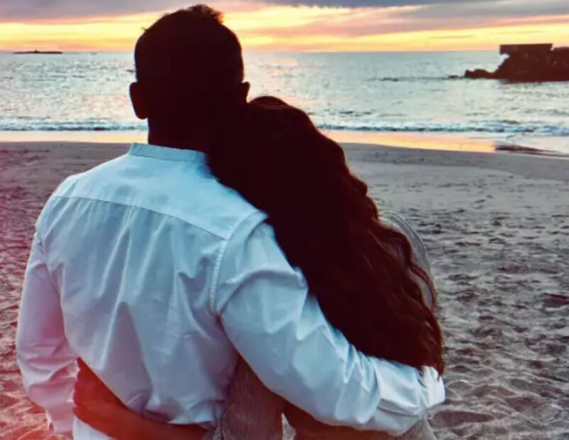 Ingrid Coronado y su novio/Instagram.