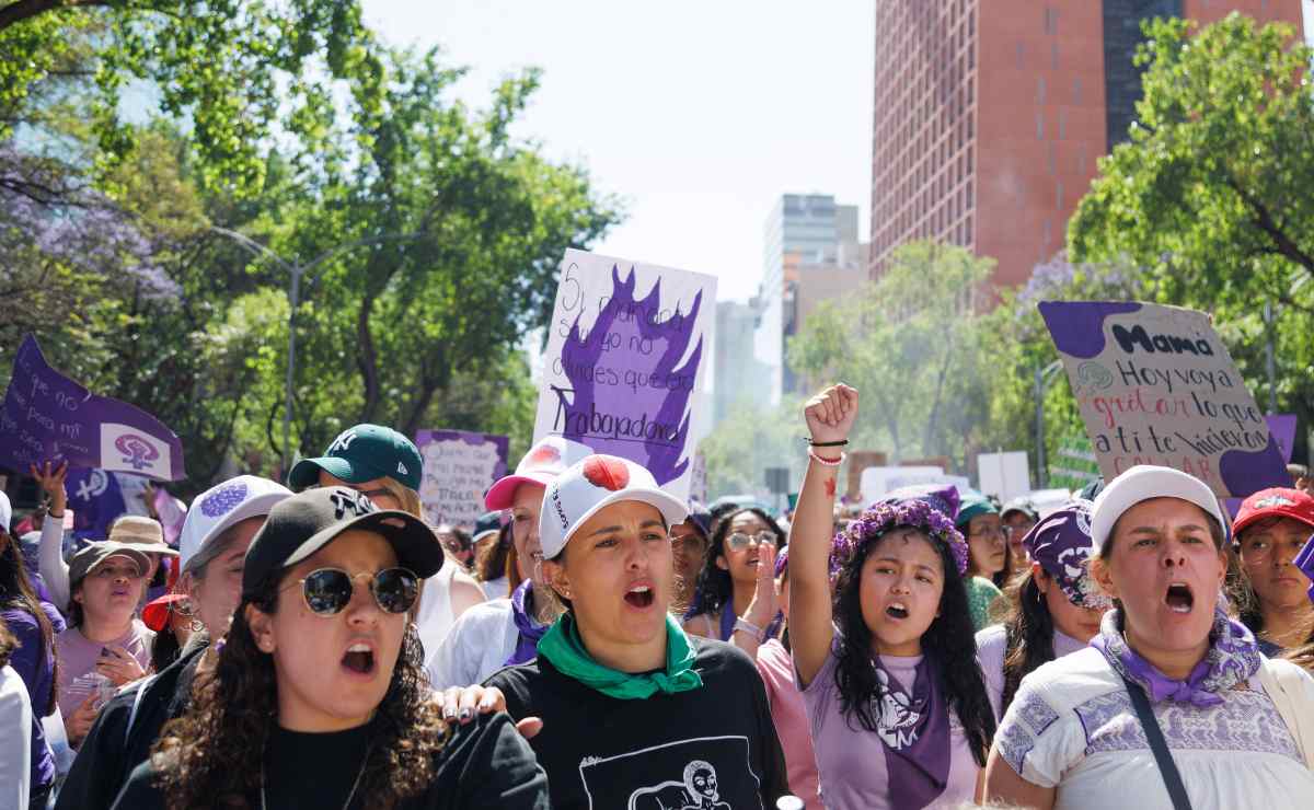 Así se vivió el 8 de marzo junto a Saskia Niño de Rivera y Mariel Duayhe / Foto:  Franyeli García