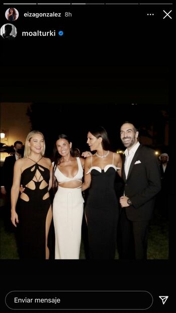 Eiza González y Demi Moore juntas en Venecia