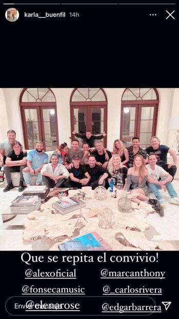 Alejandro Fernández disfruta fiesta con Marc Anthony y Carlos Rivera previo a su positivo de Covid-19