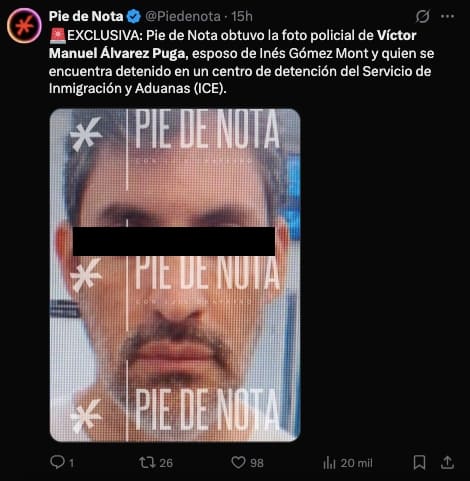 Víctor Manuel Álvarez Puga, esposo de Inés Gómez Mont / Foto: Instagram