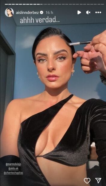 El cautivador look de Aislinn Derbez con vestido cut out / Instagram: @aislinnderbez