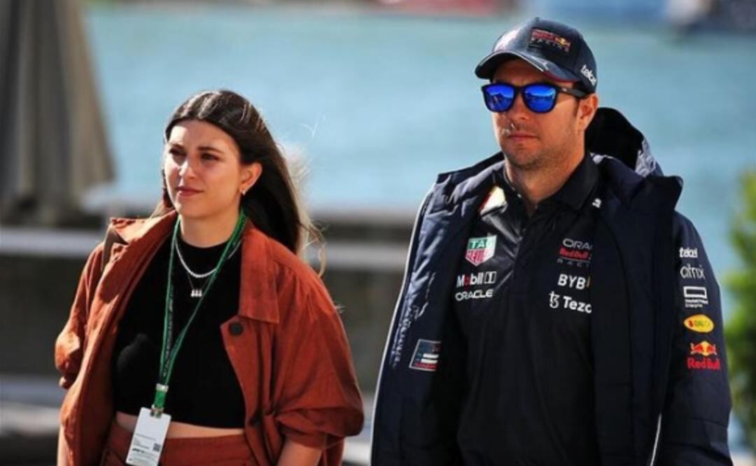 Carola Martínez, esposa de 'Checo' Pérez, luce su baby bump en el GP de Austria