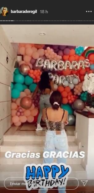 Bárbara de Regil celebra su cumpleaños con una piñata inspirada en ella