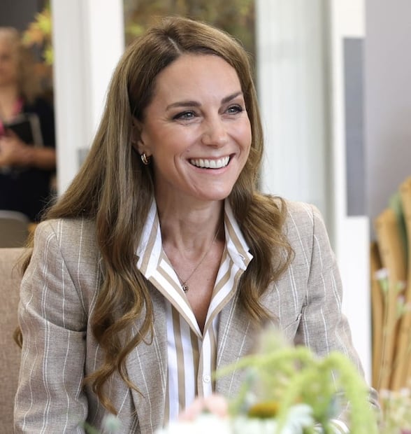 Kate Middleton de visita en el Hospital de Colchester / Foto: Stefan Rousseau - Getty Images