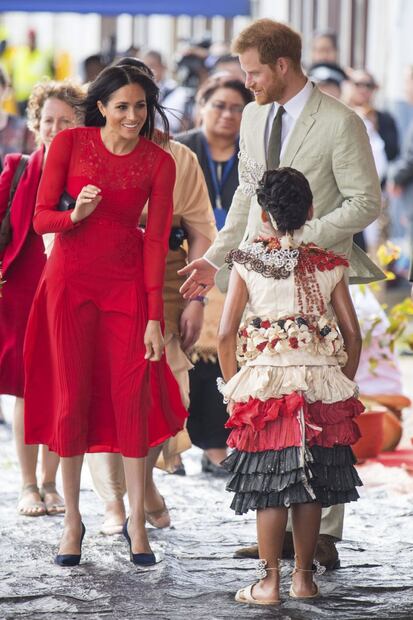 Los mejores looks de Meghan Markle en Oceanía 