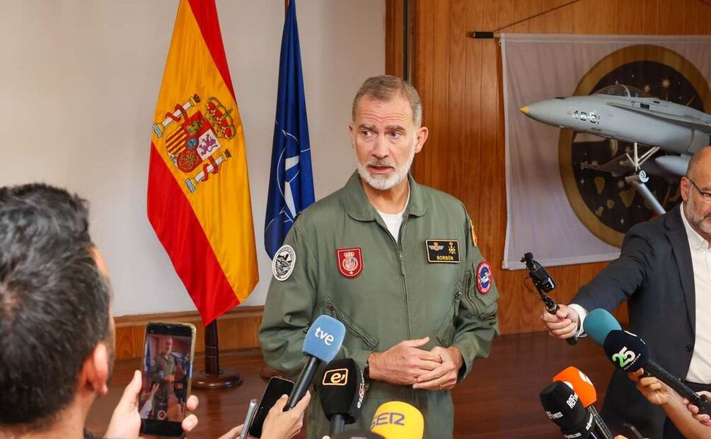 Felipe VI ha expresado su pésame a las víctimas de la dana en la Comunidad Valenciana / Foto: EFE