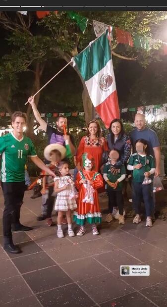 Así celebró Carlotta, hija de Tania Ruiz y Bobby Domínguez, la Independencia de México ¡muy divertida!