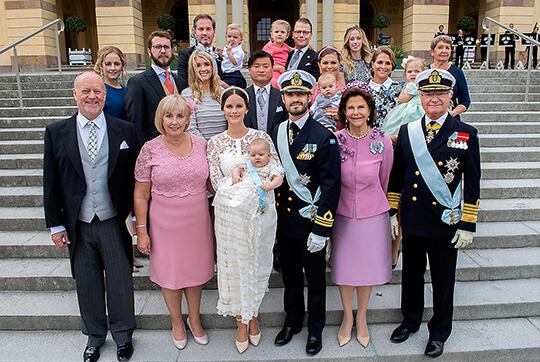 Así fue el bautizo del príncipe Alexander de Suecia