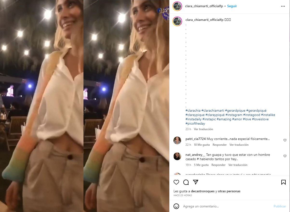 Filtran fotos privadas de Clara Chía, novia de Gerard Piqué