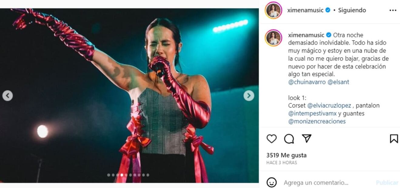 Instagram: @ximenamusic