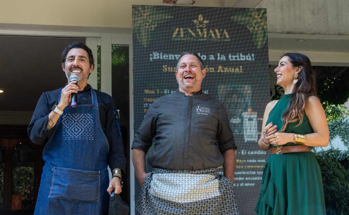 Chef Yogui, Chef Andreas y Claudia Lizaldi / Foto: Angélica Chema