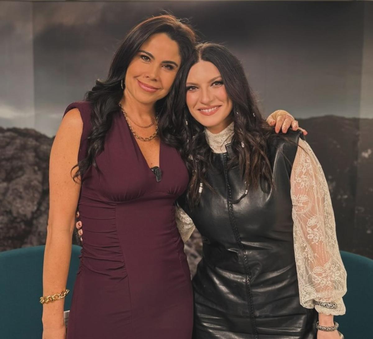 Paola Rojas y Laura Pausini / Foto: Instagram @paolarojas
