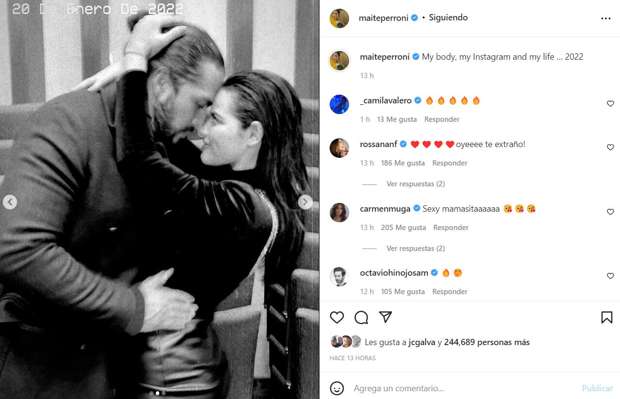 "My body, my Instagram", Maite Perroni, tan sensual como nunca 