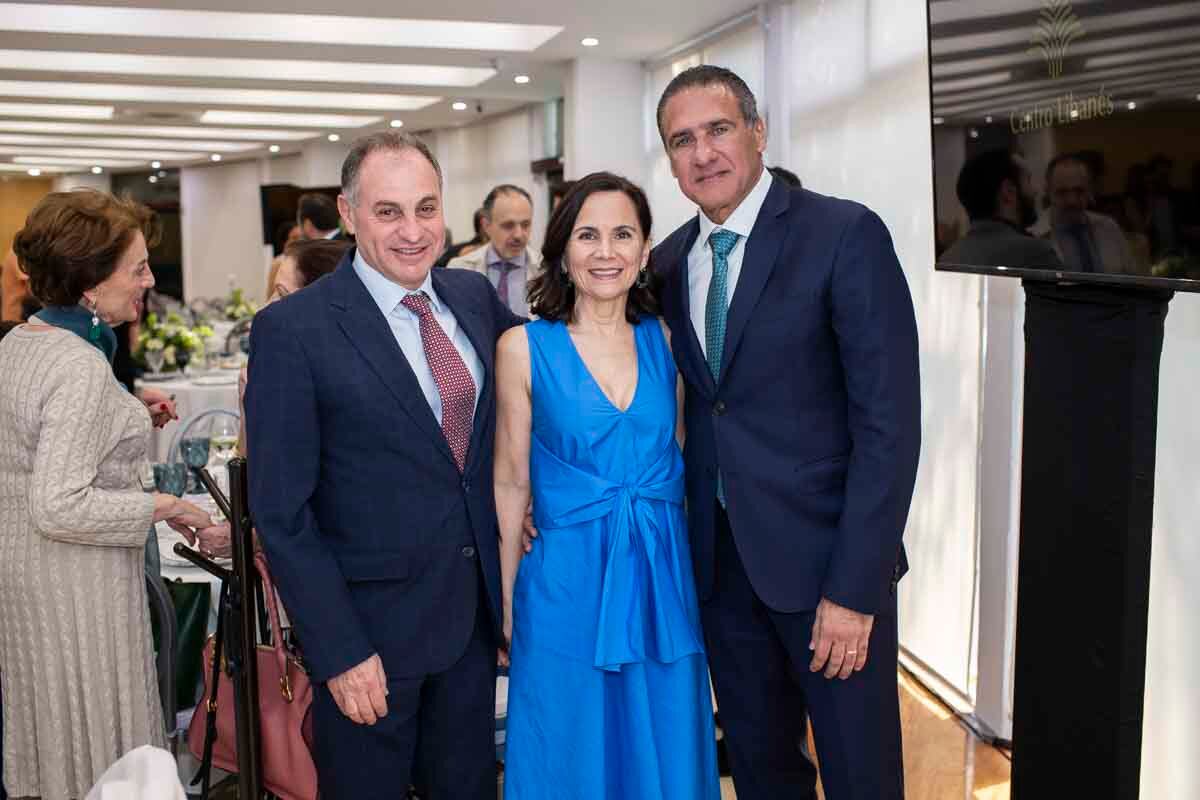 Jorge Bustani, Linda Canavati y Habib Becil. (Foto: Esteban Torreblanca)