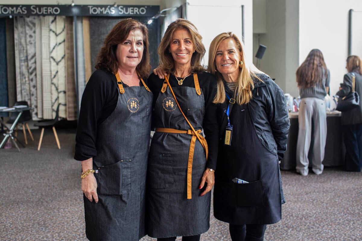 Isabel de Haro, Elena Stieglitz y Gisele Albin. (Foto: Esteban Torreblanca)